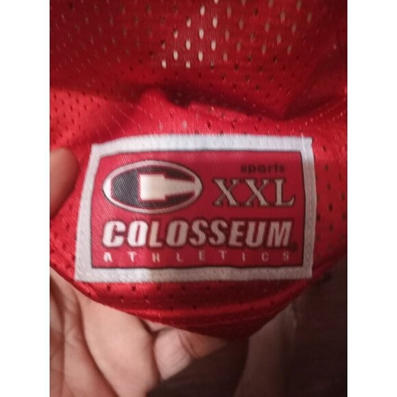 Vintage Nebraska #7 Cornhuskers Football Jersey Mens XL Stitched Red Colosseum - Picture 5 of 12